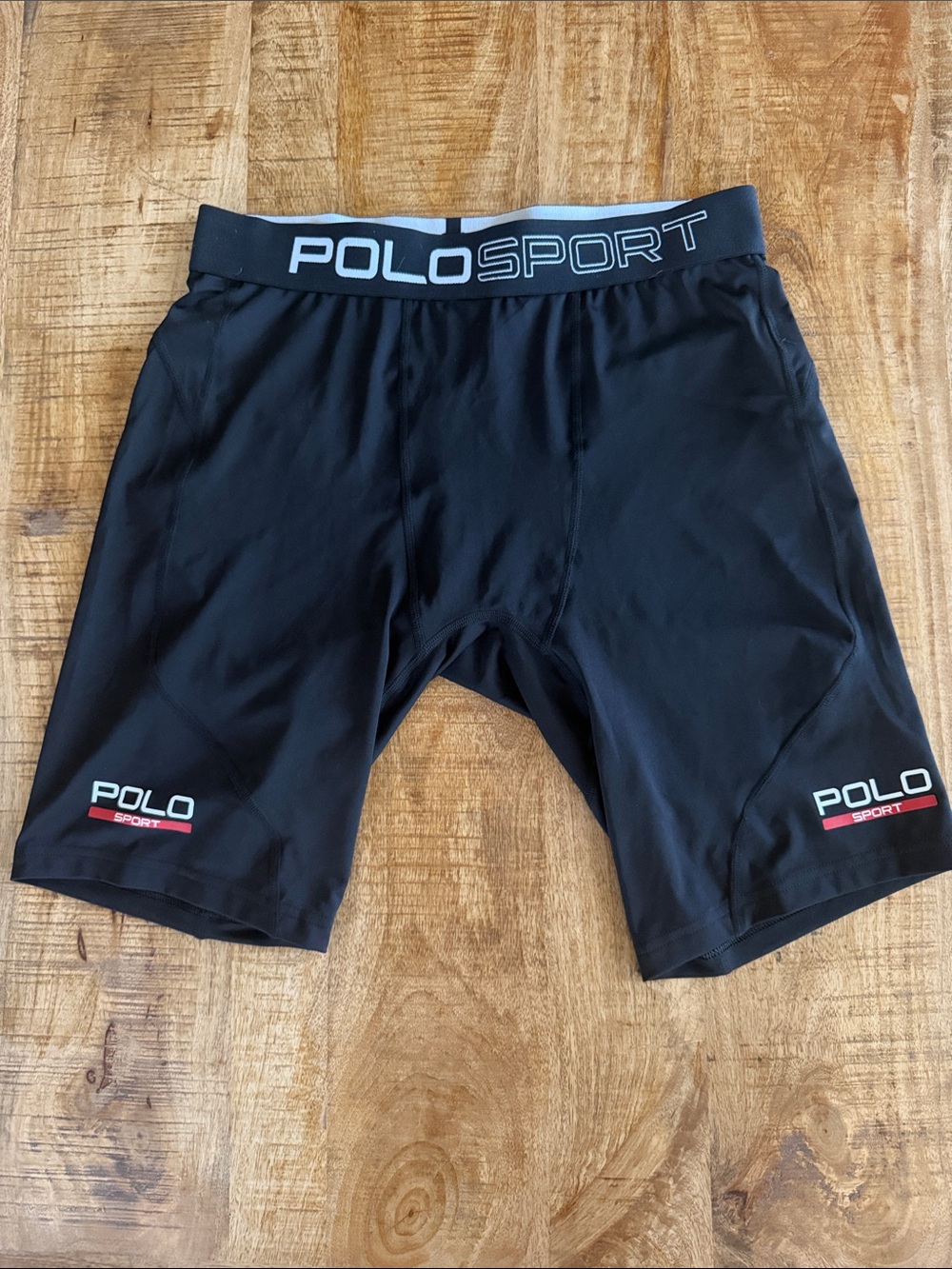 Polo by Ralph Lauren Black Performance Compression Shorts